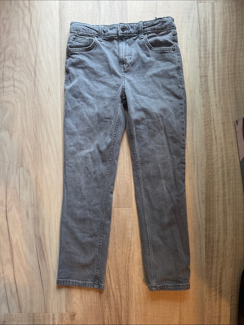Cat & Jack Gray Straight-Leg Kids Jeans